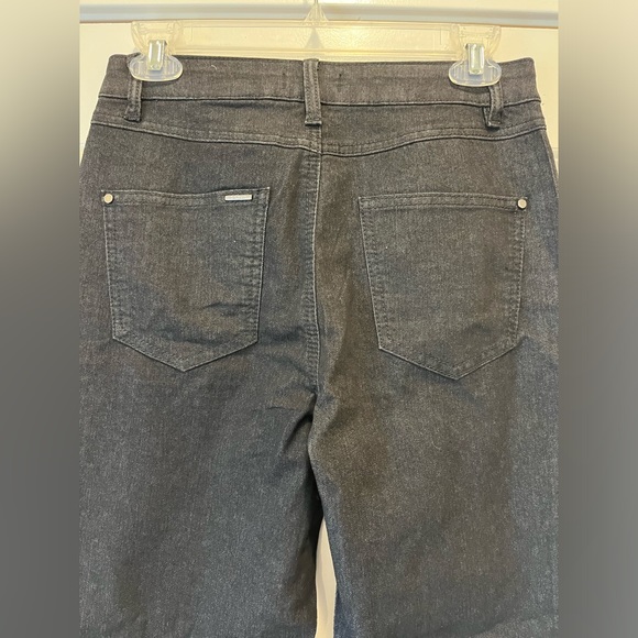 NWT CACHE WOMENS BLACK JEANS WITH RHINESTONES SIZE 28 - Picture 5 of 6